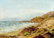 Henry Otto Wix Coastal Scene oil painting